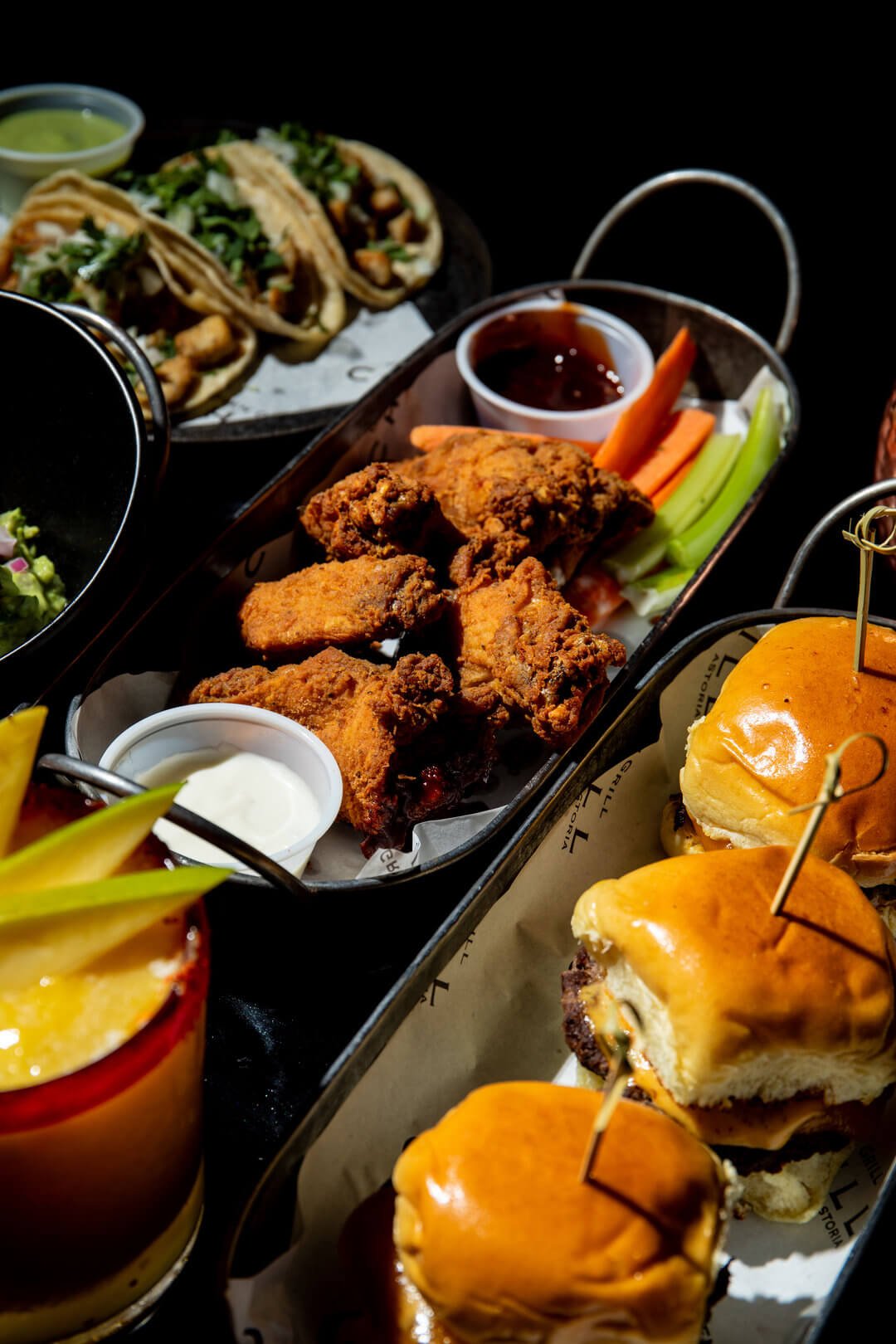 Chill Astoria nightlife atmosphere — food and drinks Astoria New York